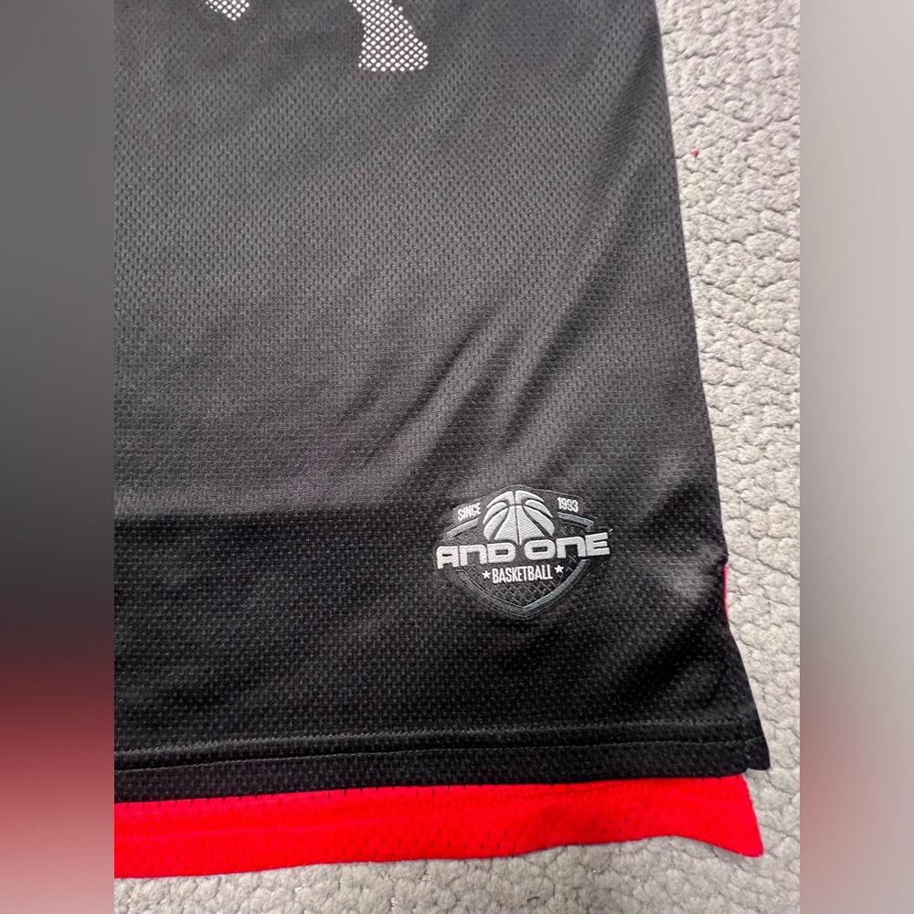 And 1 Polyester Mesh Basketball Jersey Big Boys Size Large 10/12 - Picture 7 of 10